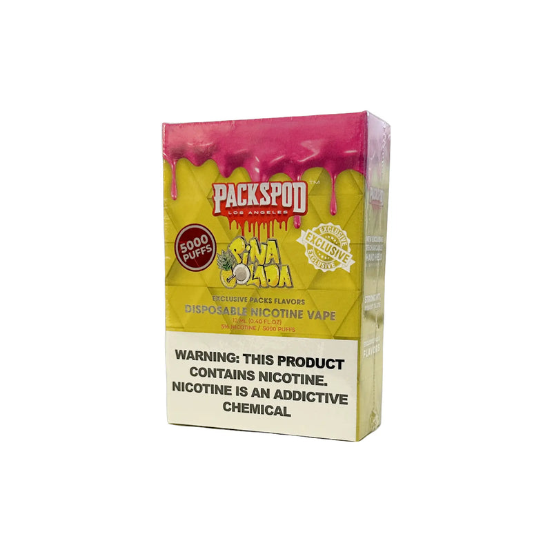 Packspod Disposable Vape 5000 Puffs - Pina Colada