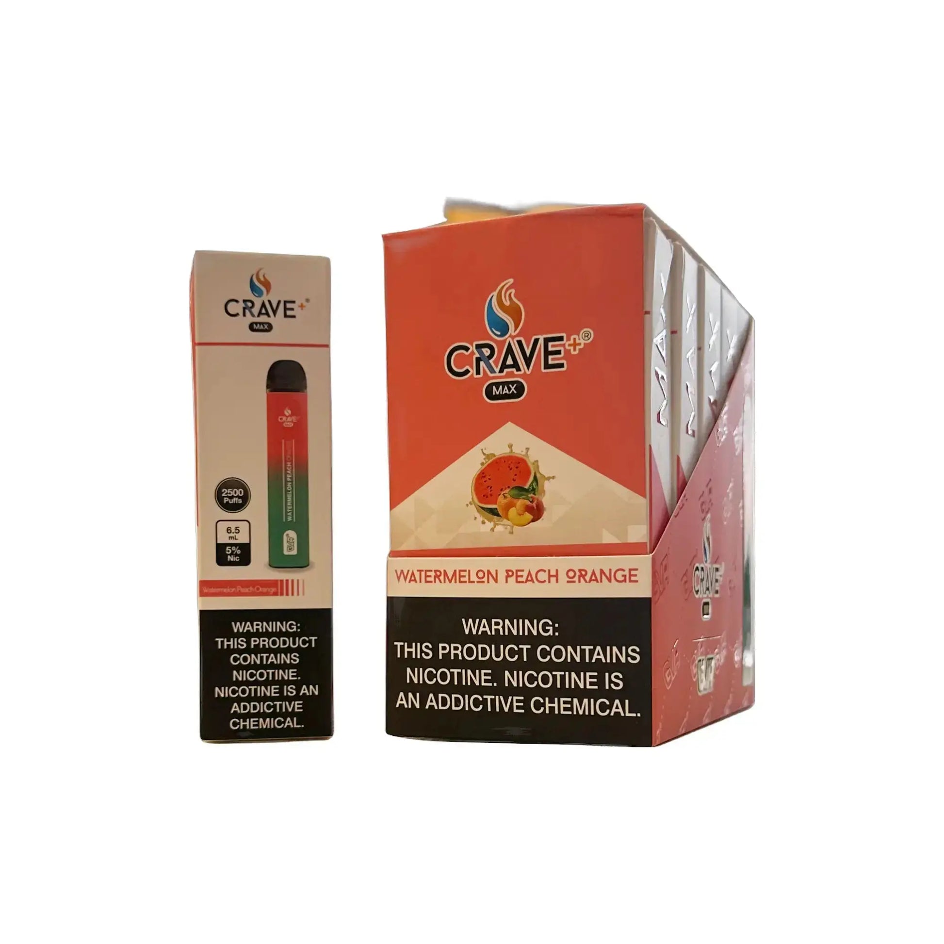 Crave Max Vape - 2500 Puffs (BOX DEAL) Crave