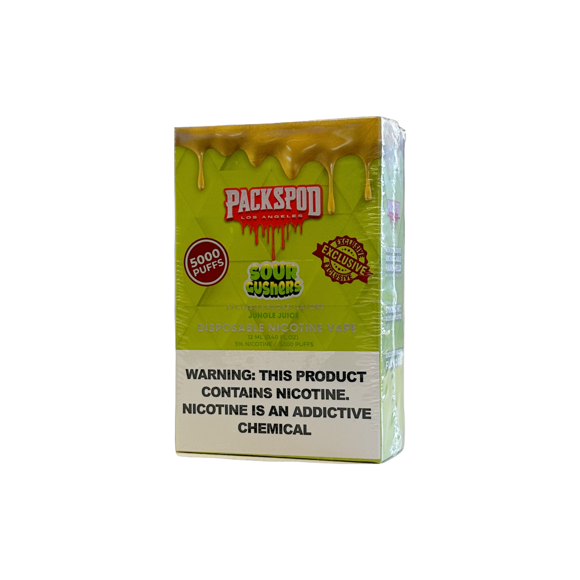 Packspod Disposable Vape 5000 Puffs - Sour Gushers