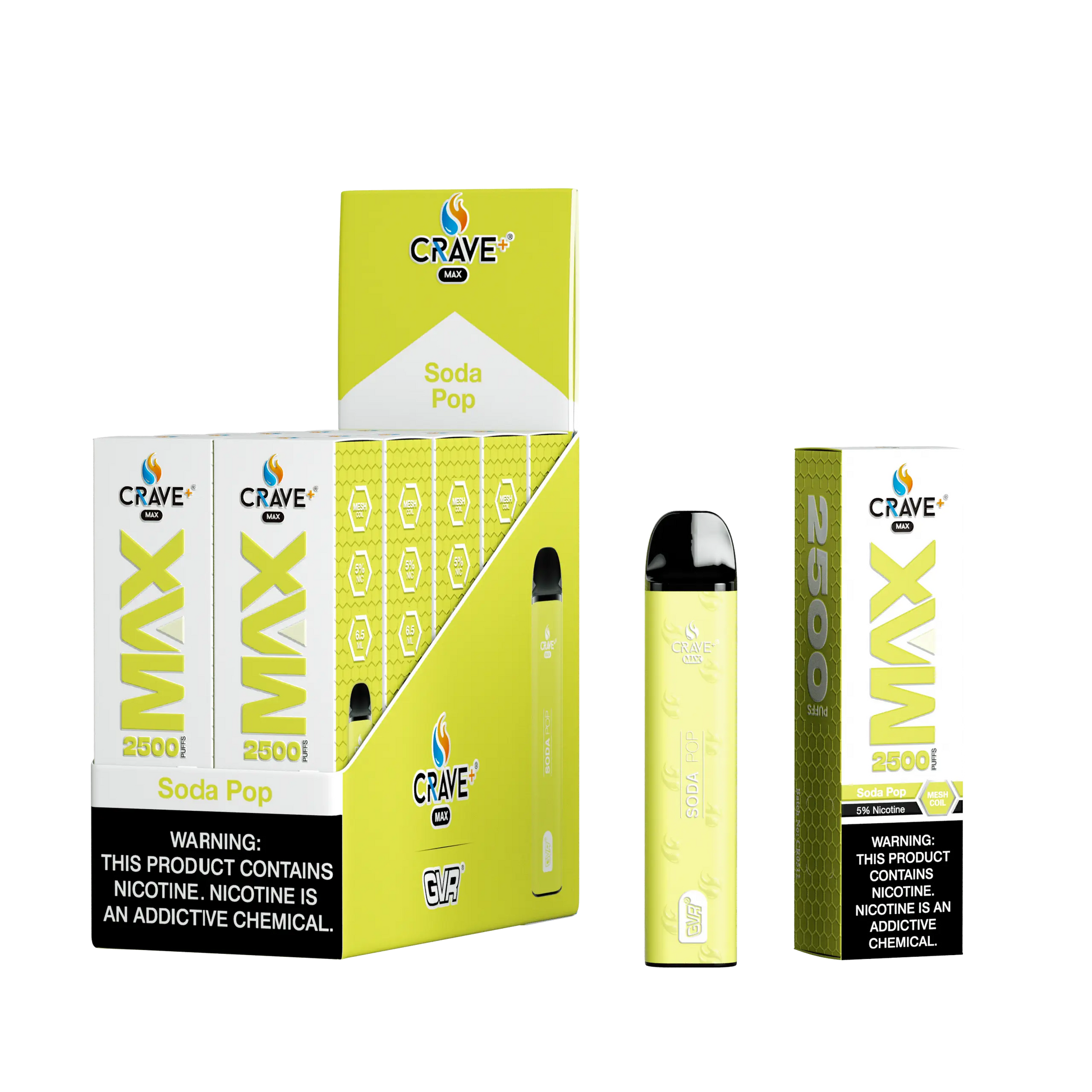 Crave Max Vape - 2500 Puffs (BOX DEAL) Crave