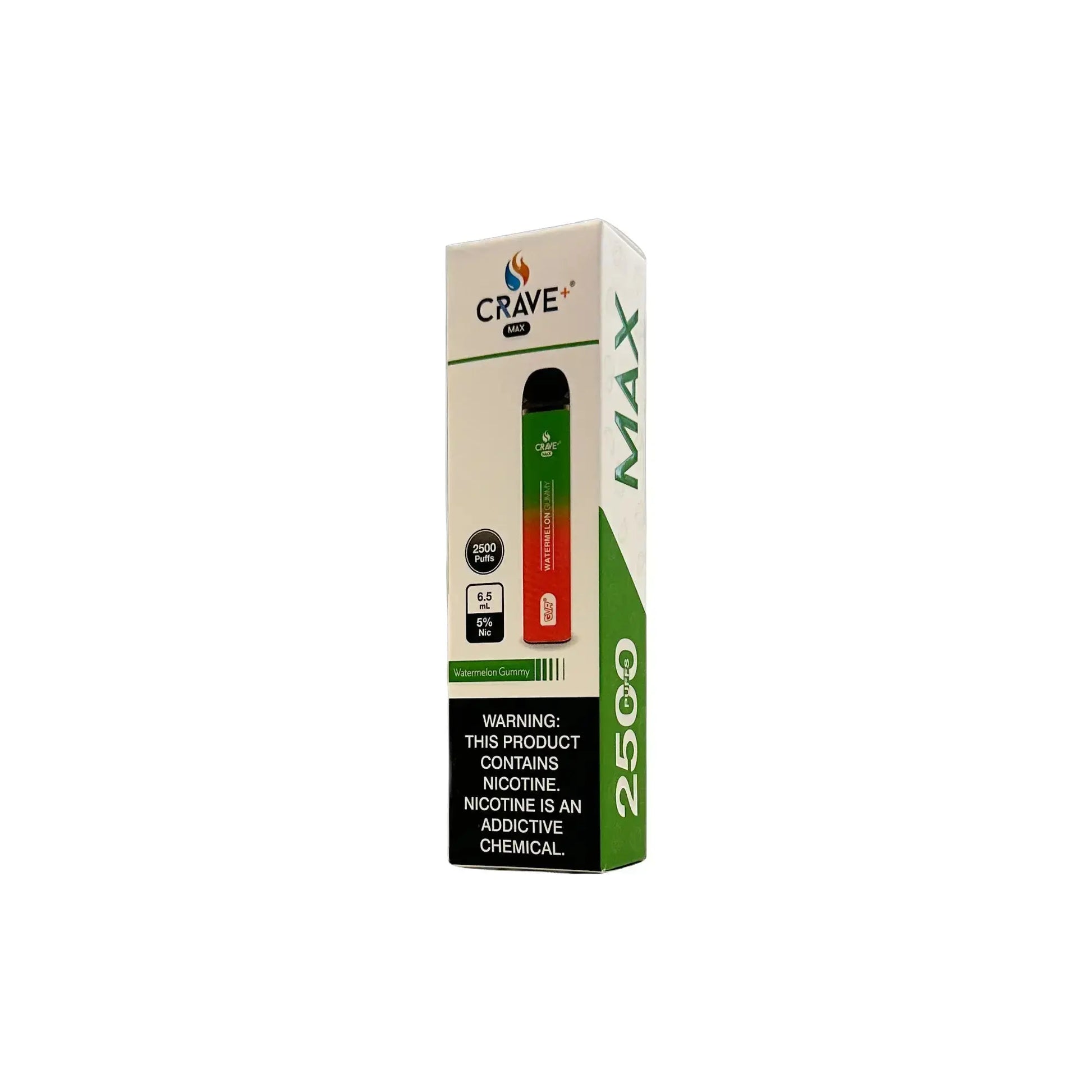 Crave Max Vape - 2500 Puffs Crave, crave max watermelon gummy
