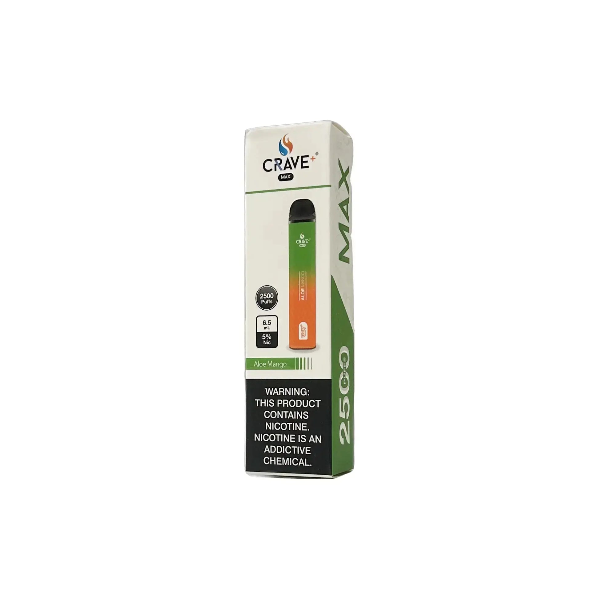 Crave Max Vape - 2500 Puffs Crave, crave max aloe mango