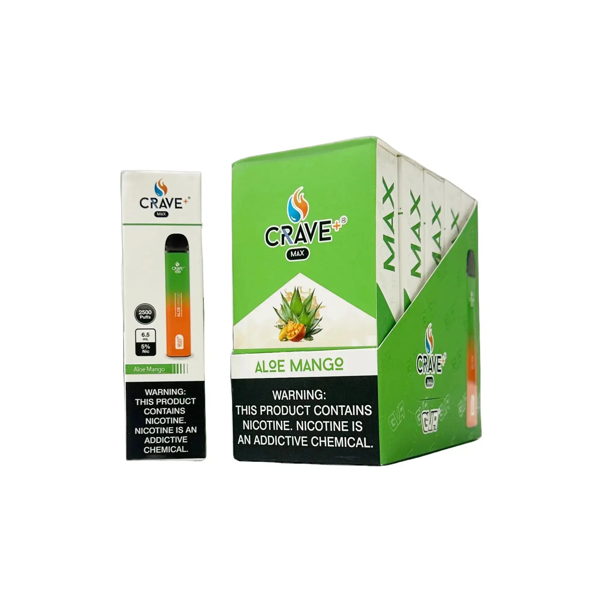 Crave Max Vape - 2500 Puffs (BOX DEAL) Crave