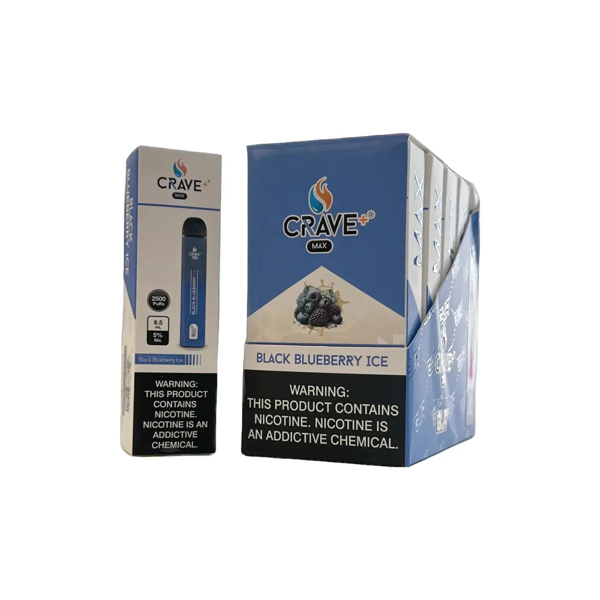 Crave Max Vape - 2500 Puffs (BOX DEAL) Crave