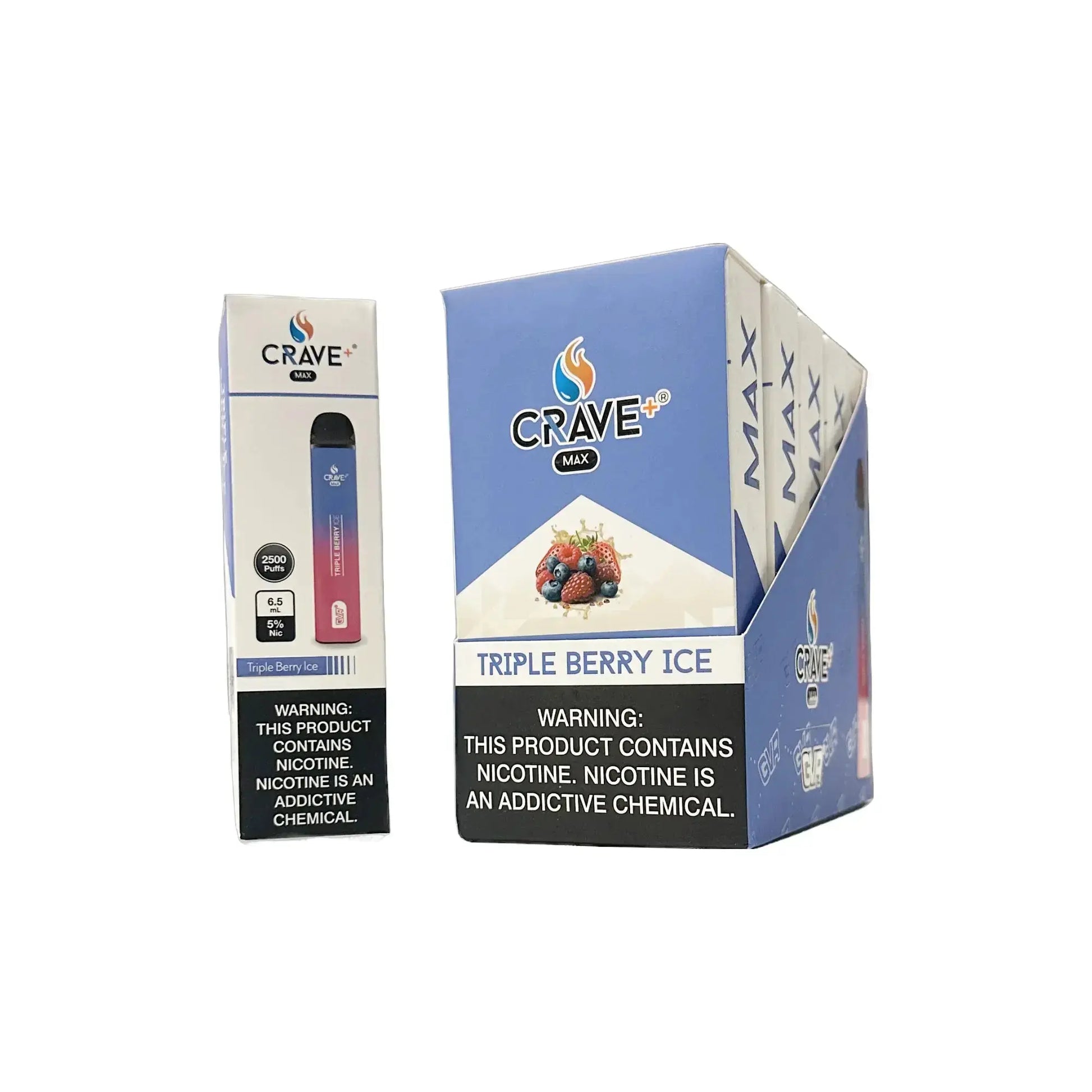 Crave Max Vape - 2500 Puffs (BOX DEAL) Crave