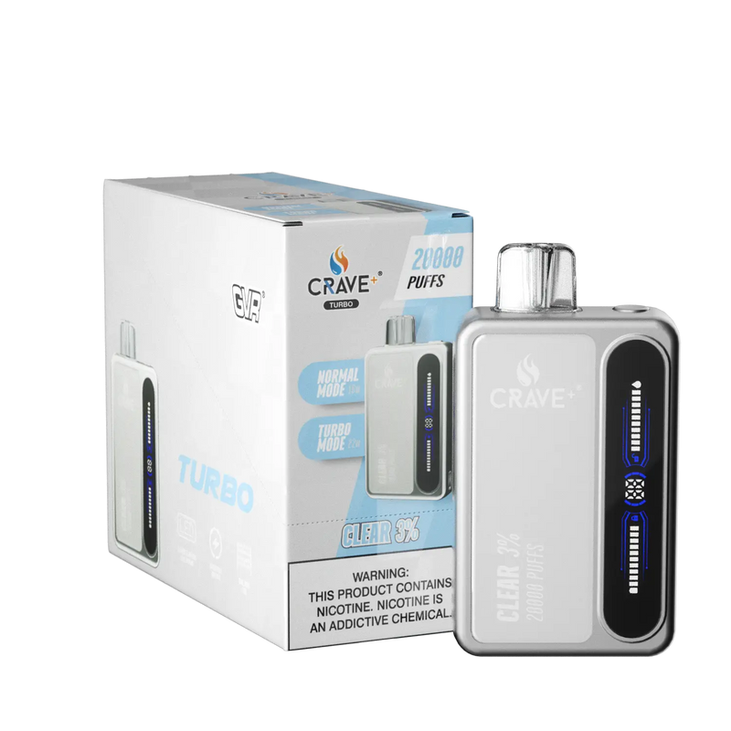 Crave Turbo 20000 (BOX DEAL) - VSZN, crave turbo clear 3%