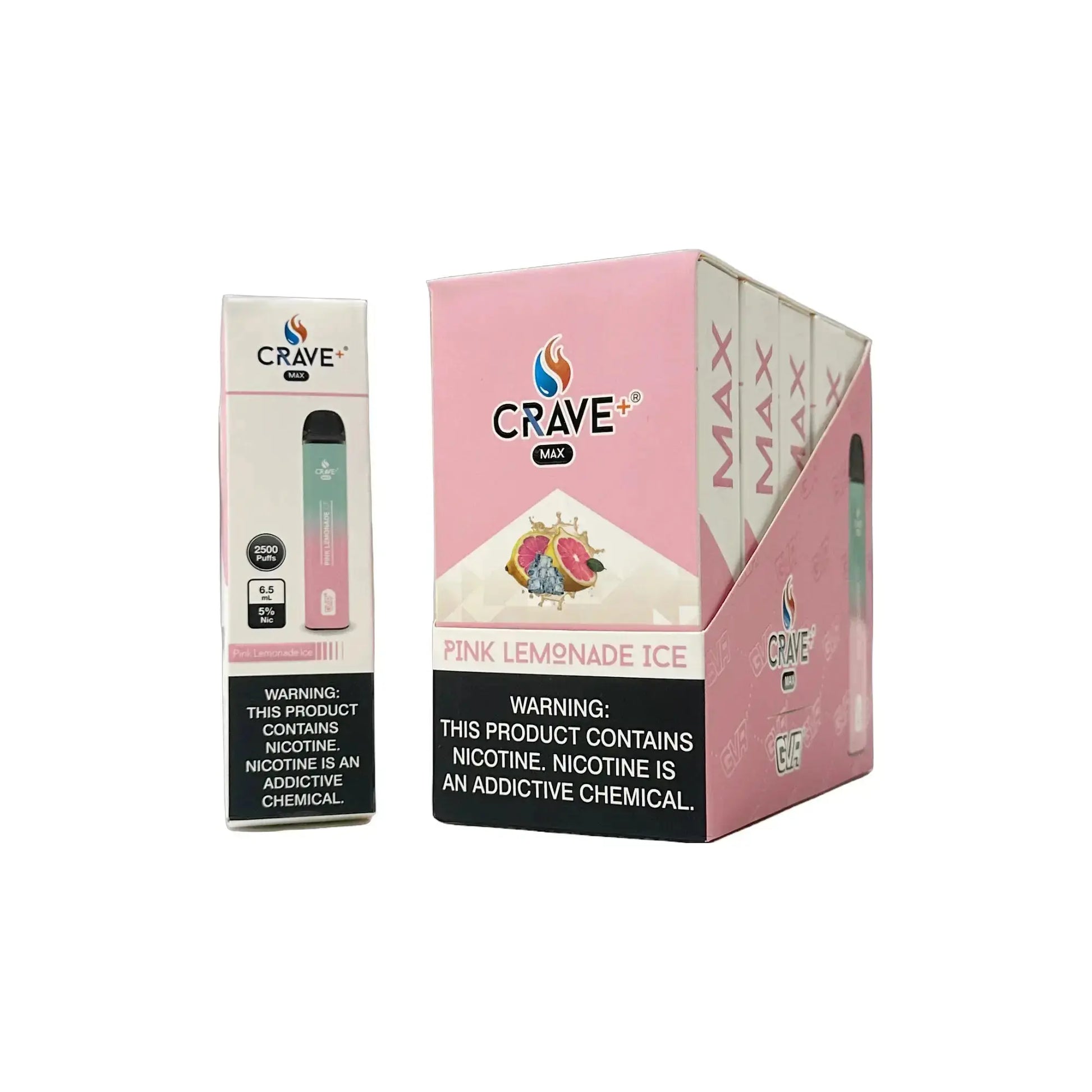 Crave Max Vape - 2500 Puffs (BOX DEAL) Crave