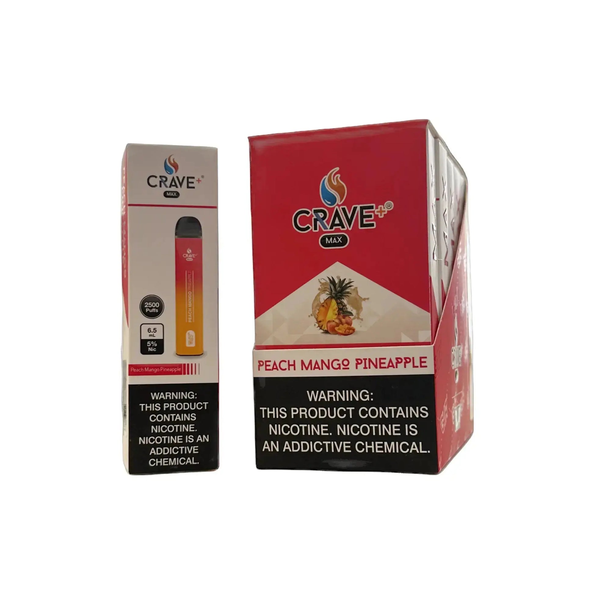 Crave Max Vape - 2500 Puffs (BOX DEAL) Crave