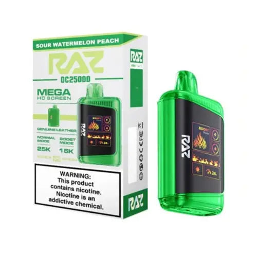 Raz LTX 25000 Raz - sour Watermelon Peach, raz sour watermelon peach, sour watermelon peach raz vape