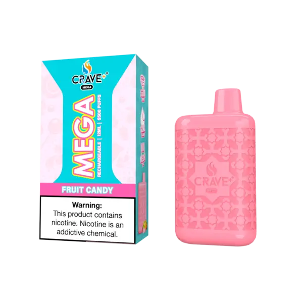 Crave Mega Vape - 5500 Puffs Crave, crave mega fruit candy