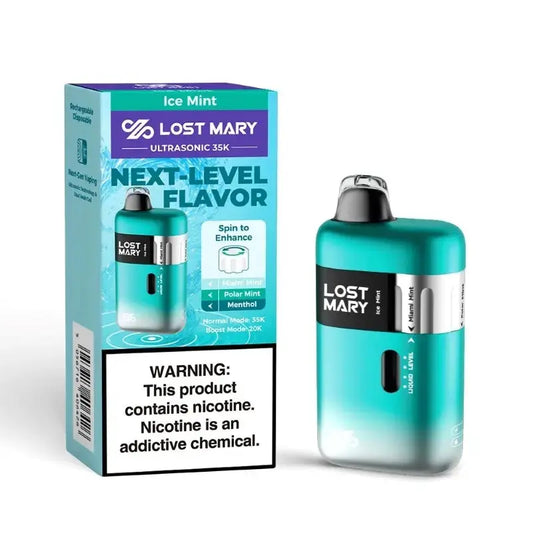 Lost Mary Ultrasonic 35K Lost Mary, lost mary ultrasonic 35k ice mint, ice mint lost mary ultrasonic 35k