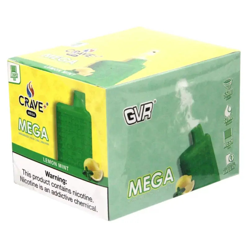 Crave Mega 5500 Crave, crave mega lemon mint
