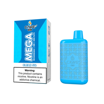 Crave Mega 5500 Vape – 5,500 Puffs, USB‑C Rechargeable Mesh