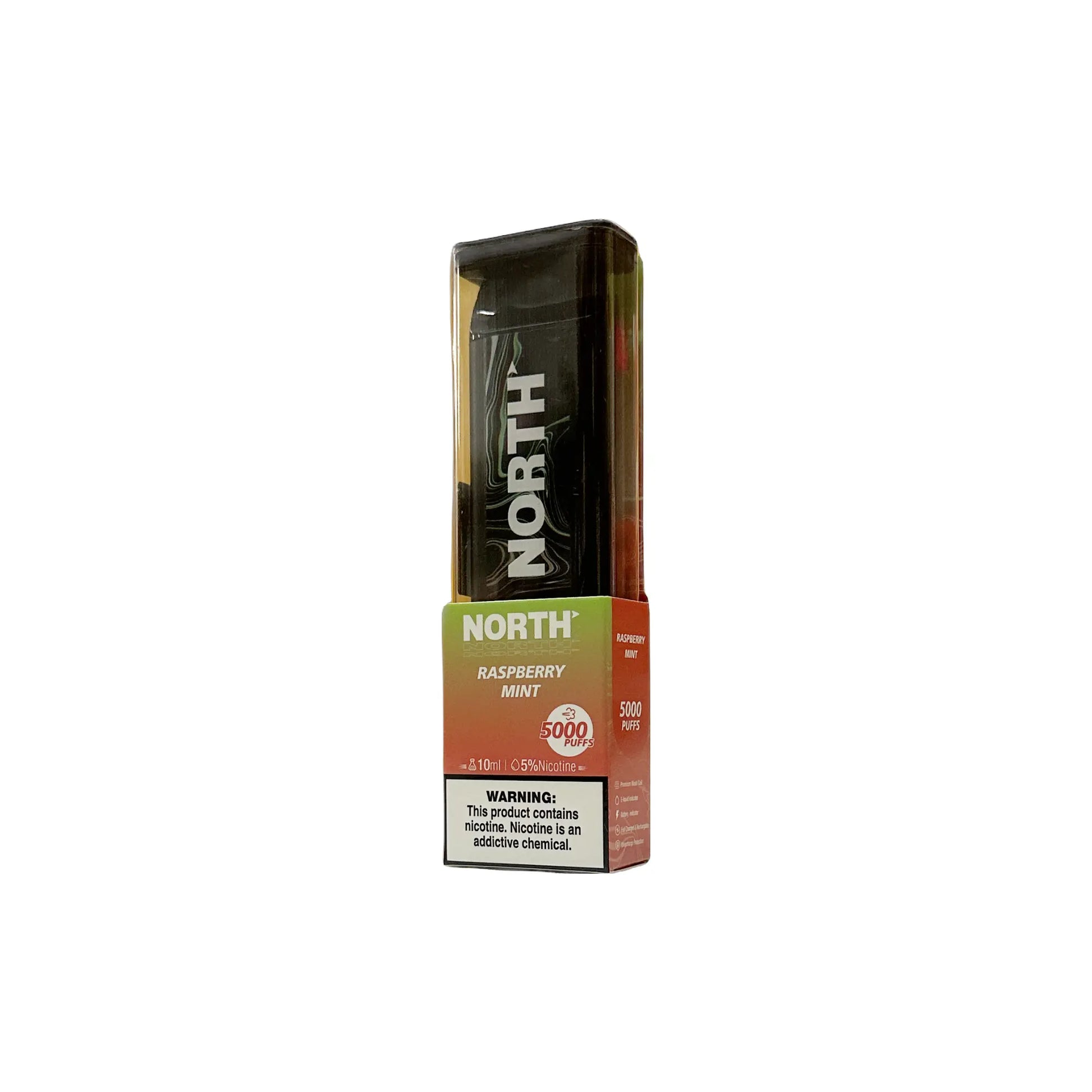 Raspberry Mint North Disposable Vape 5000 Puffs