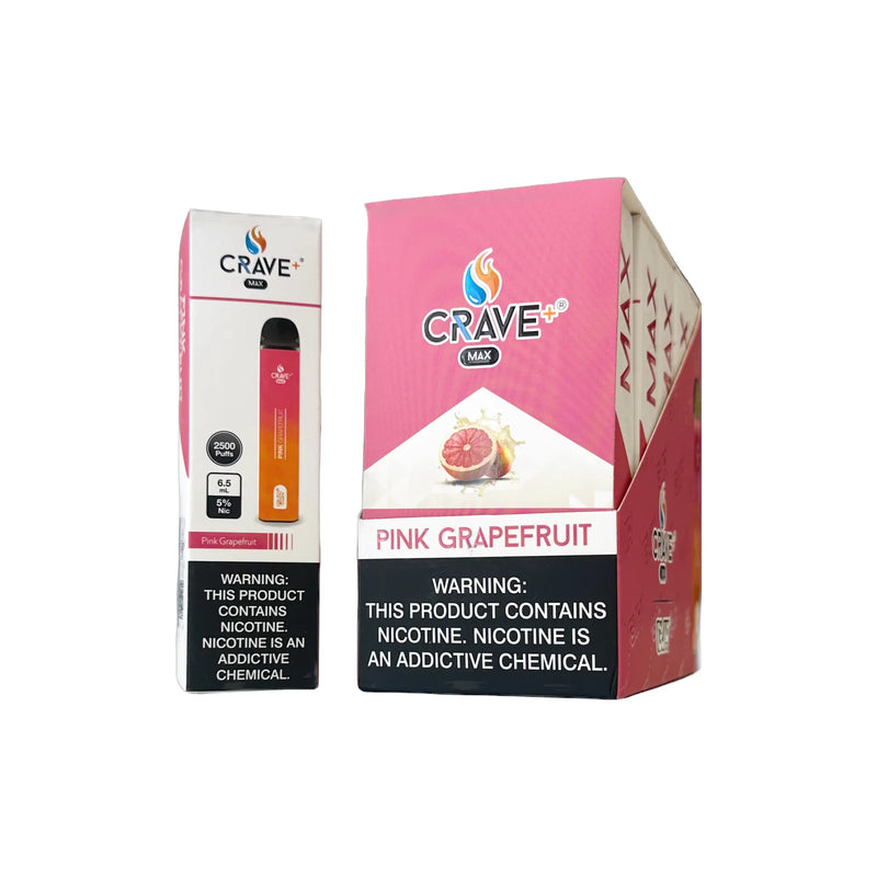 Crave Max Vape - 2500 Puffs (BOX DEAL) Crave
