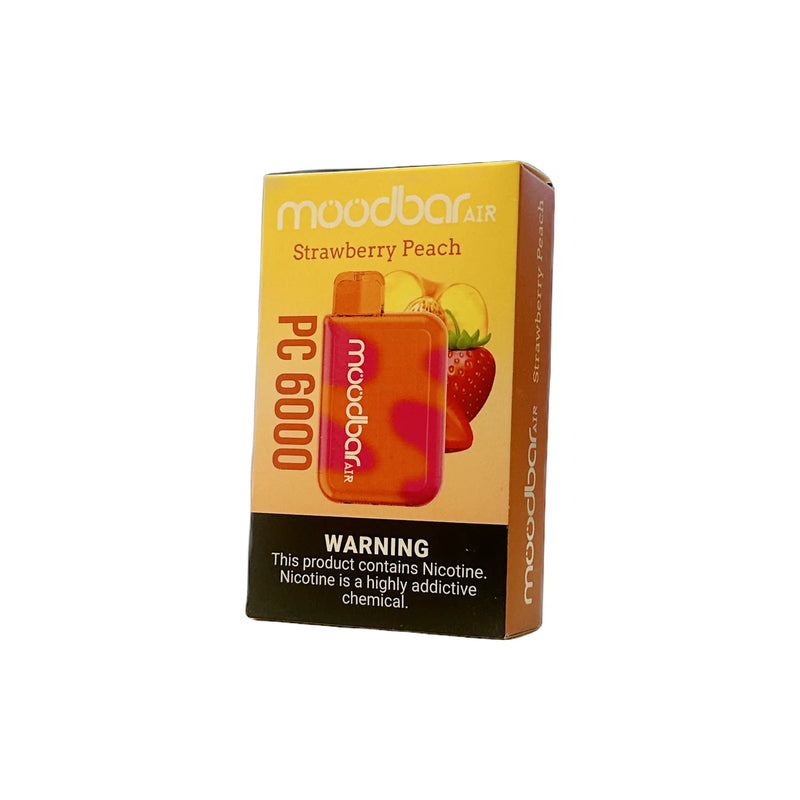 Moodbar Air 6000 Puffs Strawberry Peach