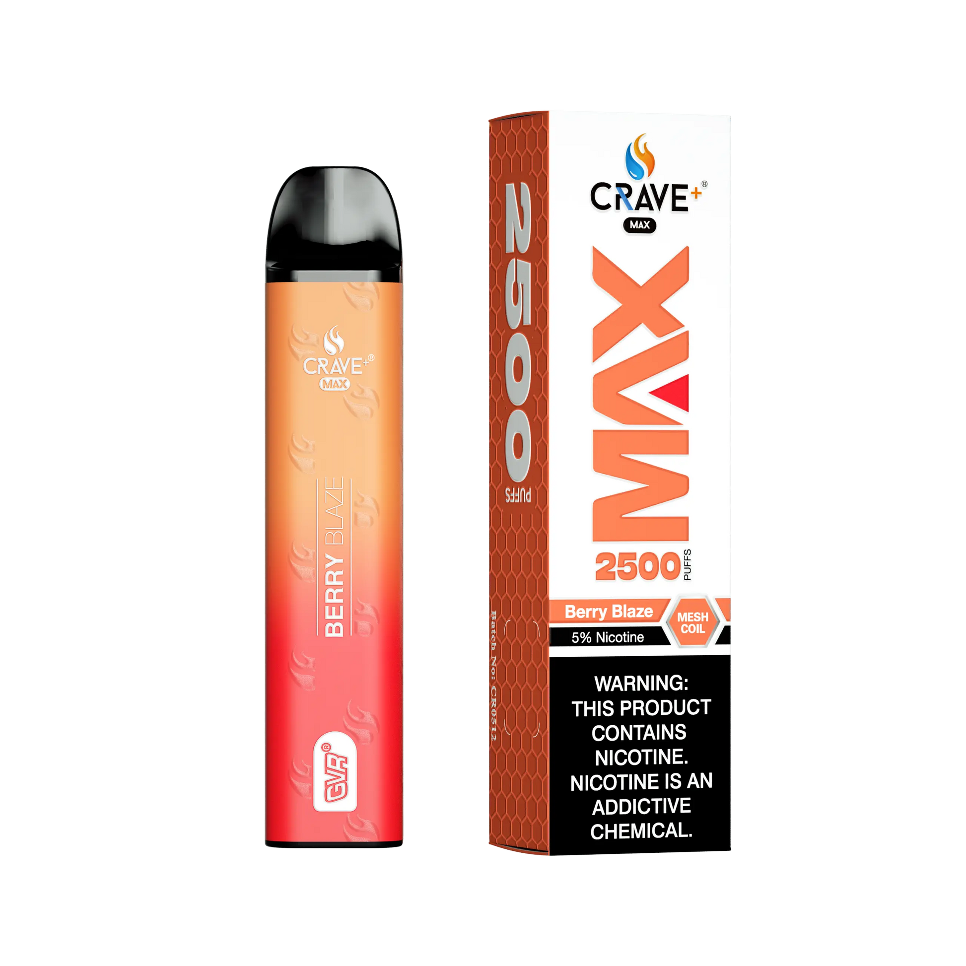 Crave Max Vape - 2500 Puffs Mesh Coil Crave