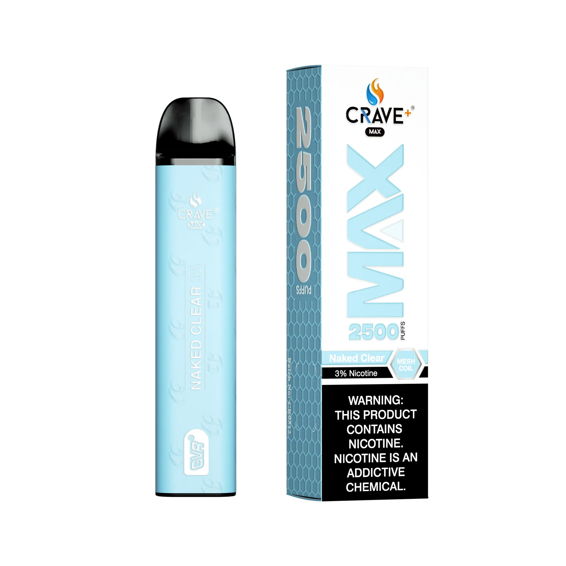 Crave Max Vape - 2500 Puffs Mesh Coil Crave