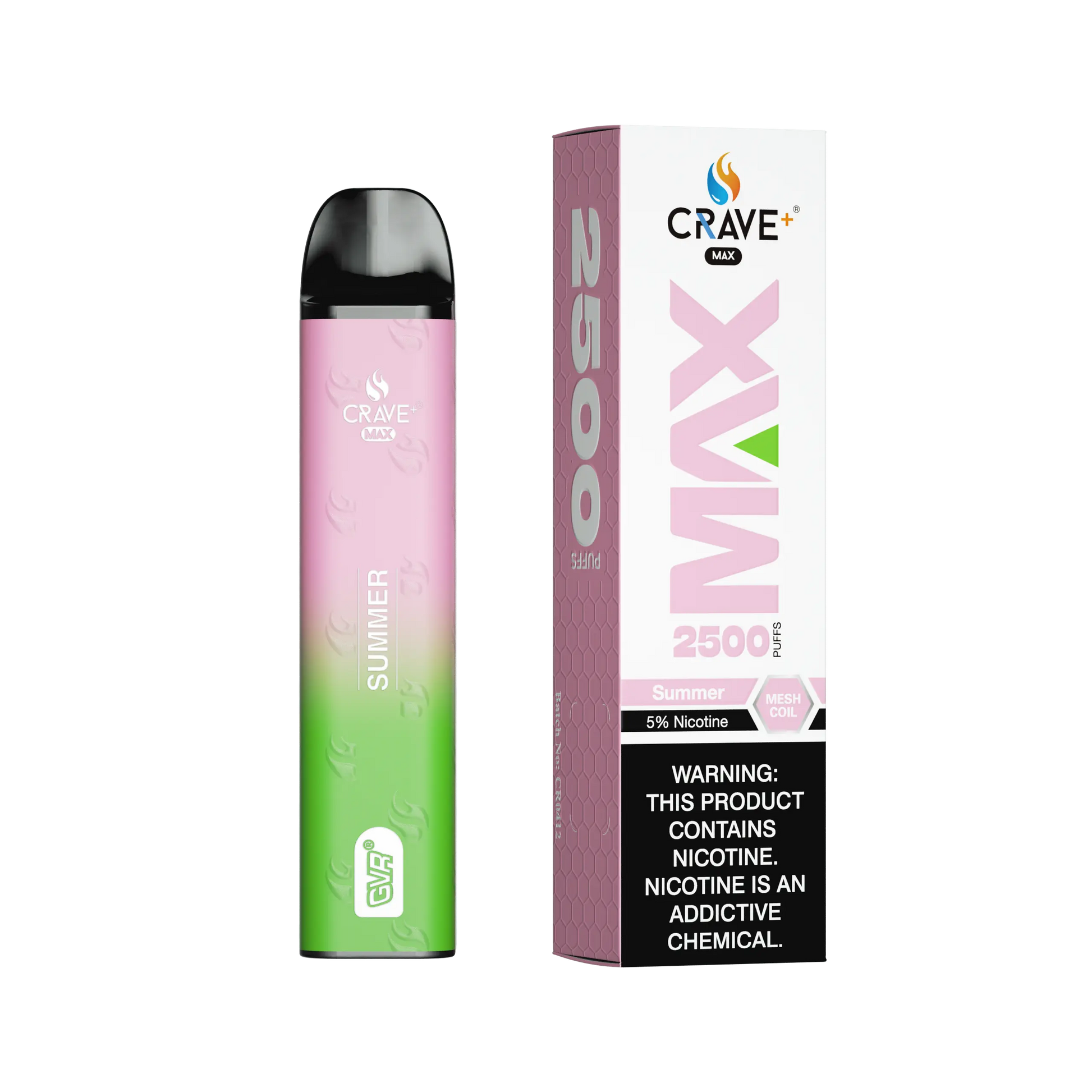 Crave Max Vape - 2500 Puffs Mesh Coil Crave