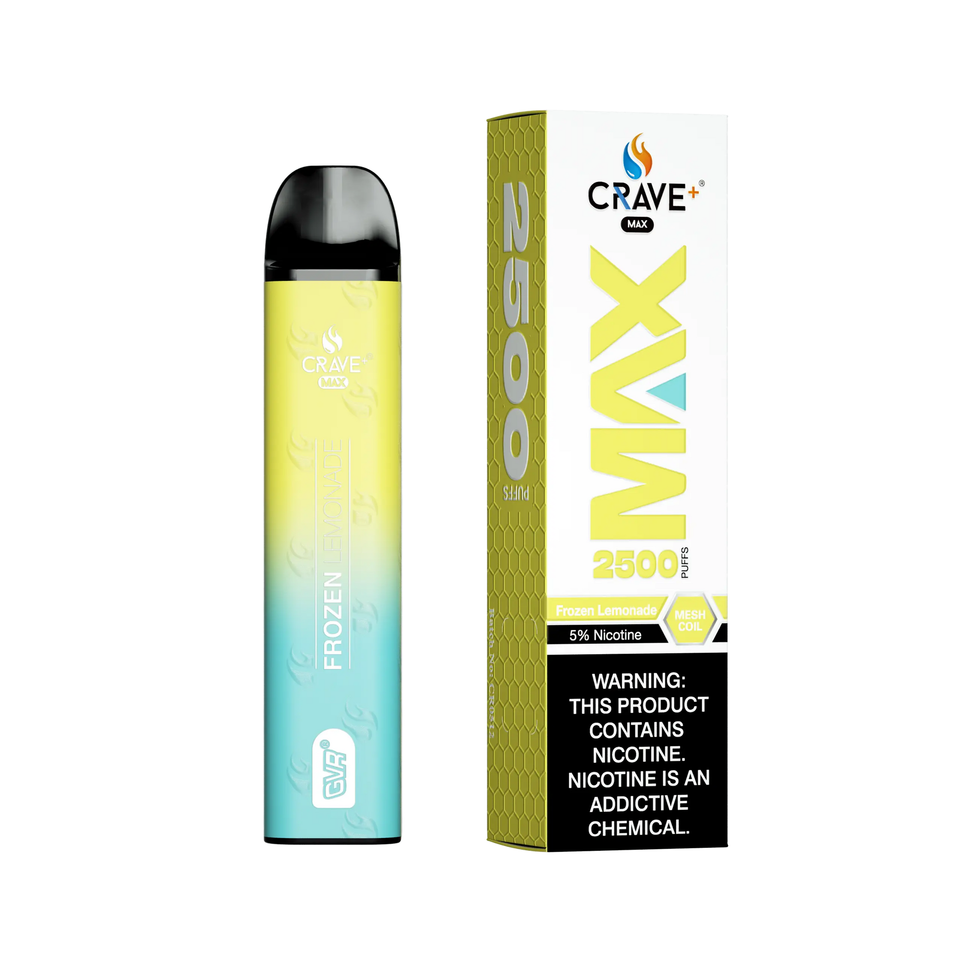 Crave Max Vape - 2500 Puffs Mesh Coil Crave