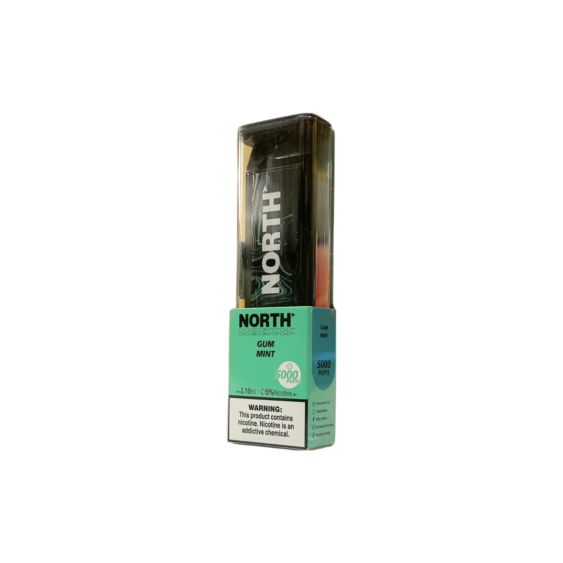 Gum Mint North Disposable Vape 5000 Puffs