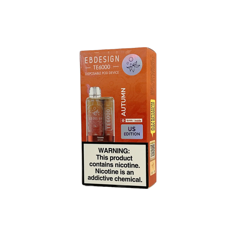 vapeszn, vapes szn, vapes, elf vape, eb design vape, eb design te6000, eb design disposable vapes, eb design 6000 puffs, eb design te 6000 autumn, buy eb design vape, eb design autumn vape.
