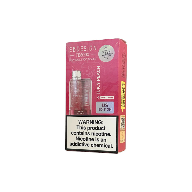 vapeszn, vapes szn, vapes, elf vape, eb design vape, eb design te6000, eb design disposable vapes, eb design 6000 puffs, eb design te 6000 juicy peach, buy eb design vape, eb design juicy peach vape.