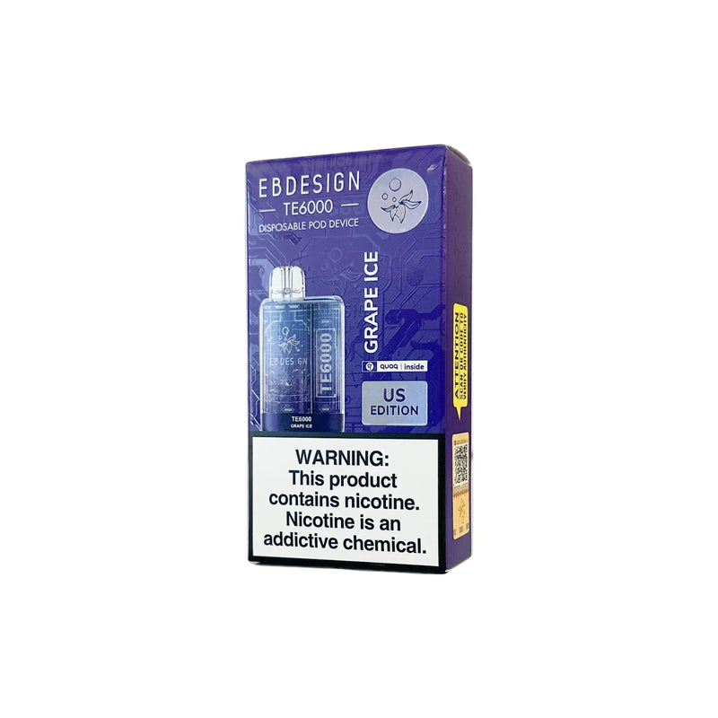vapeszn, vapes szn, vapes, elf vape, eb design vape, eb design te6000, eb design disposable vapes, eb design 6000 puffs, eb design te 6000 grape ice, buy eb design vape, eb design grape ice vape.