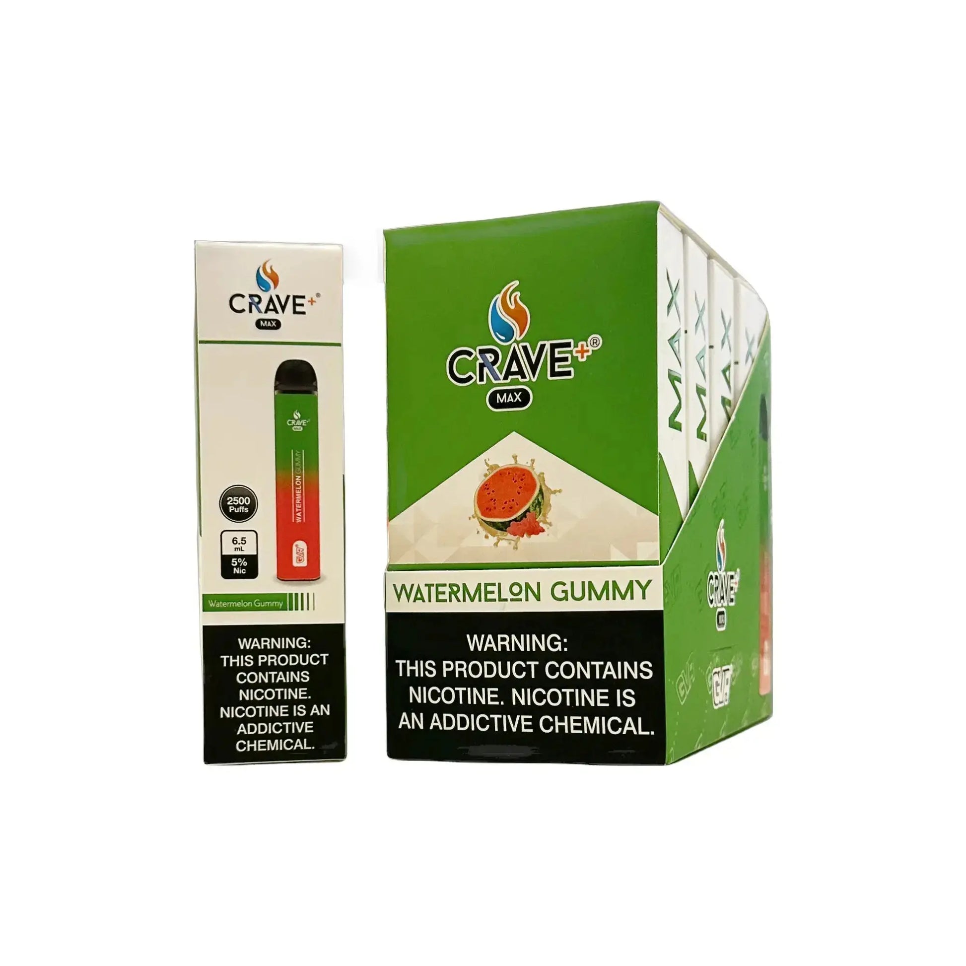 Crave Max Vape - 2500 Puffs (BOX DEAL) Crave