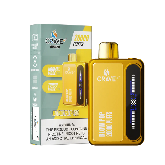 Crave Turbo 20000 Crave, Crave Turbo blowpop