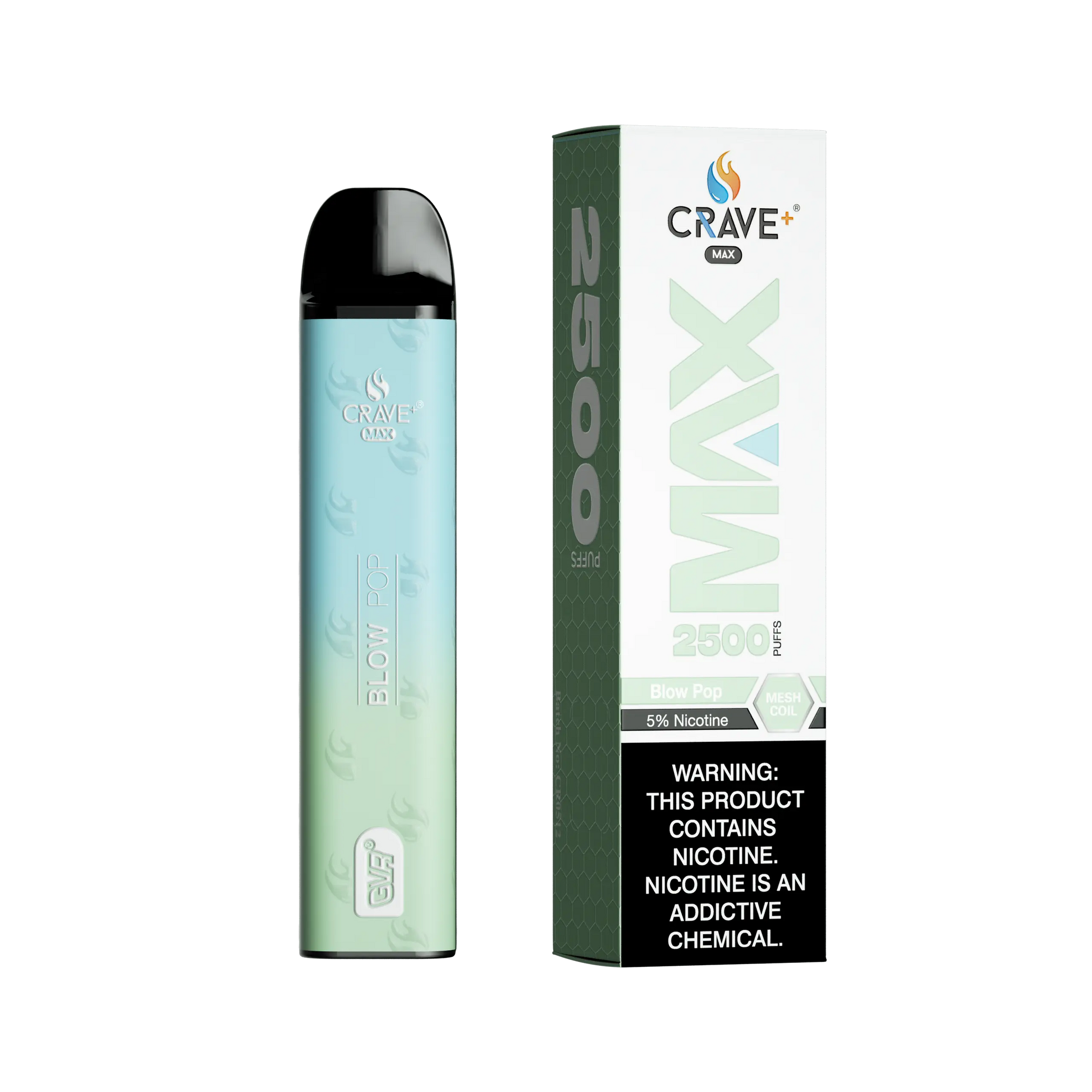 Crave Max Vape - 2500 Puffs Mesh Coil Crave