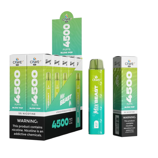 Crave Max Beast 4500 (BOX DEAL) Crave, crave max beast blow pop