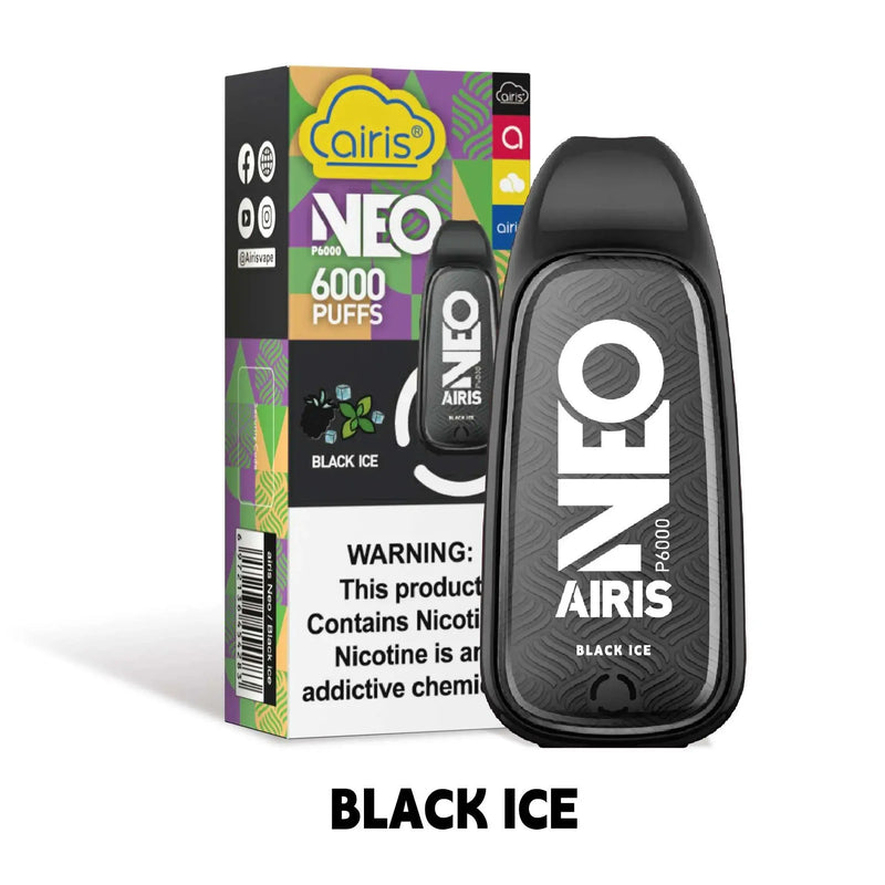 Airis Neo 6000 Disposable Vape Airis, neo airis black ice