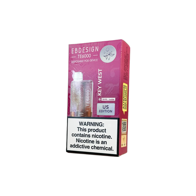 vapeszn, vapes szn, vapes, elf vape, eb design vape, eb design te6000, eb design disposable vapes, eb design 6000 puffs, eb design te 6000 key west, buy eb design vape, eb design key west vape.