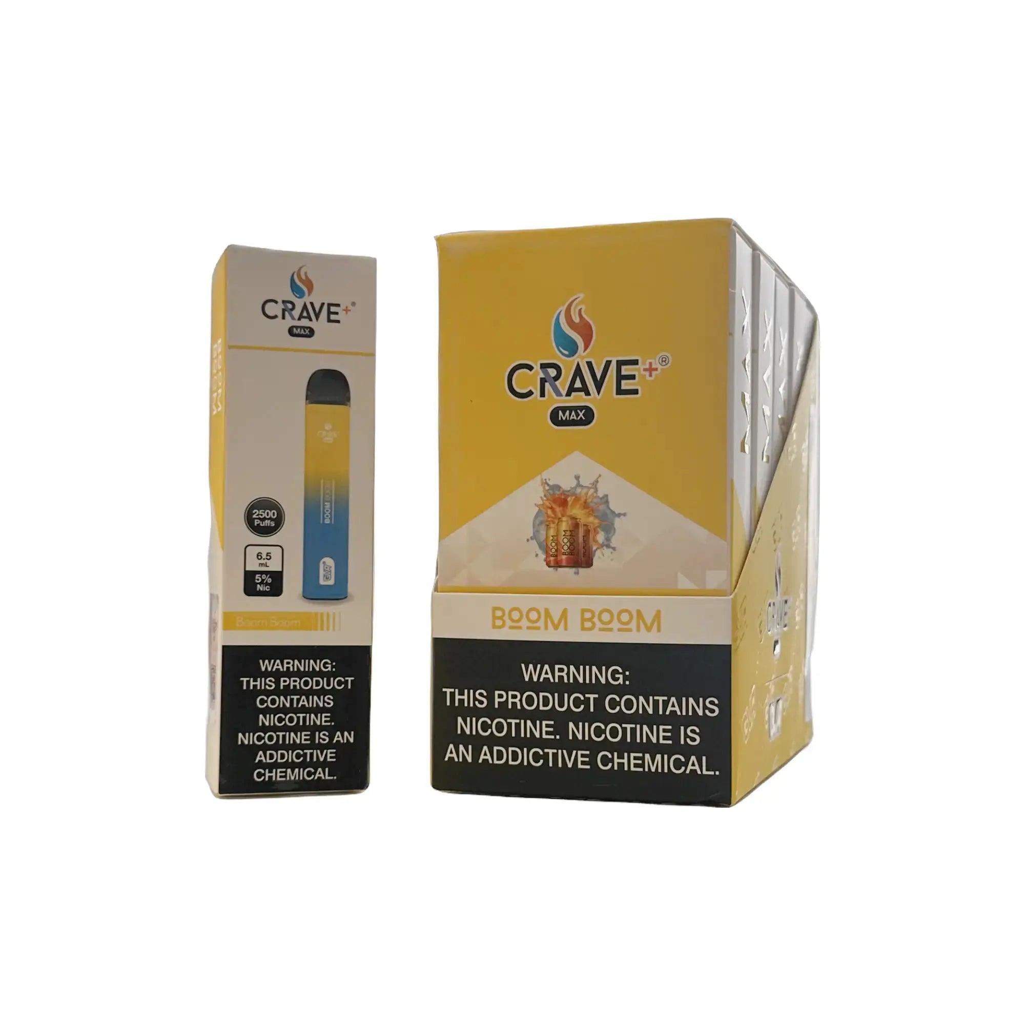 Crave Max Vape 2500 Boxes | Crave Max Disposable 2500 Puffs | Box Deal