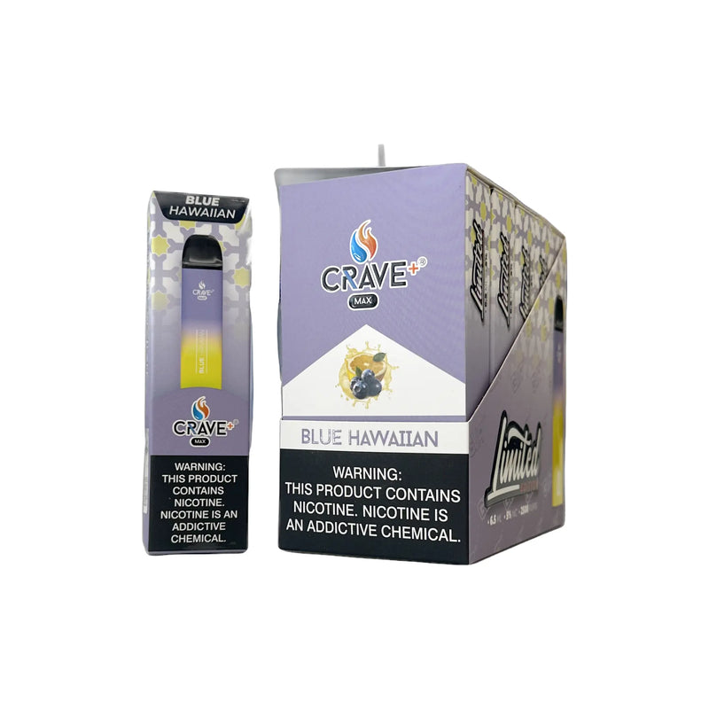 Crave Max Vape - 2500 Puffs (BOX DEAL) Crave