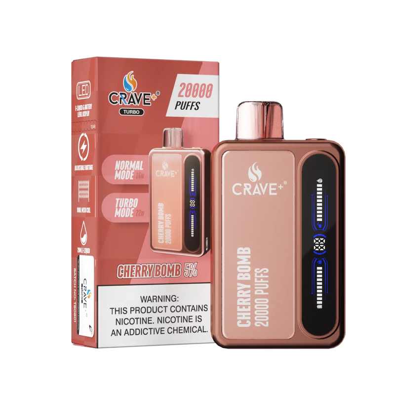 Crave Turbo 20000 Crave, Crave Turbo cherry bomb