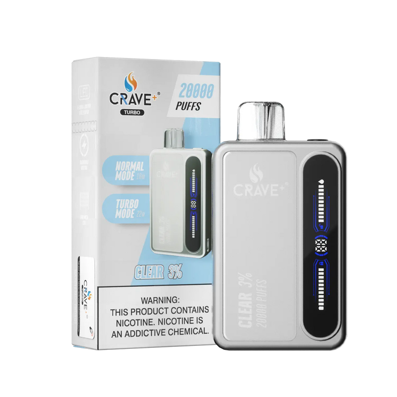 Crave Turbo 20000 - VSZN, Crave Turbo clear 3%