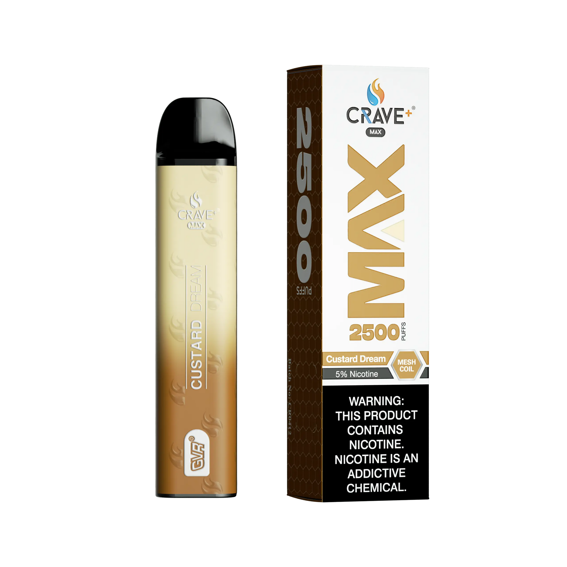 Crave Max Vape - 2500 Puffs Mesh Coil Crave