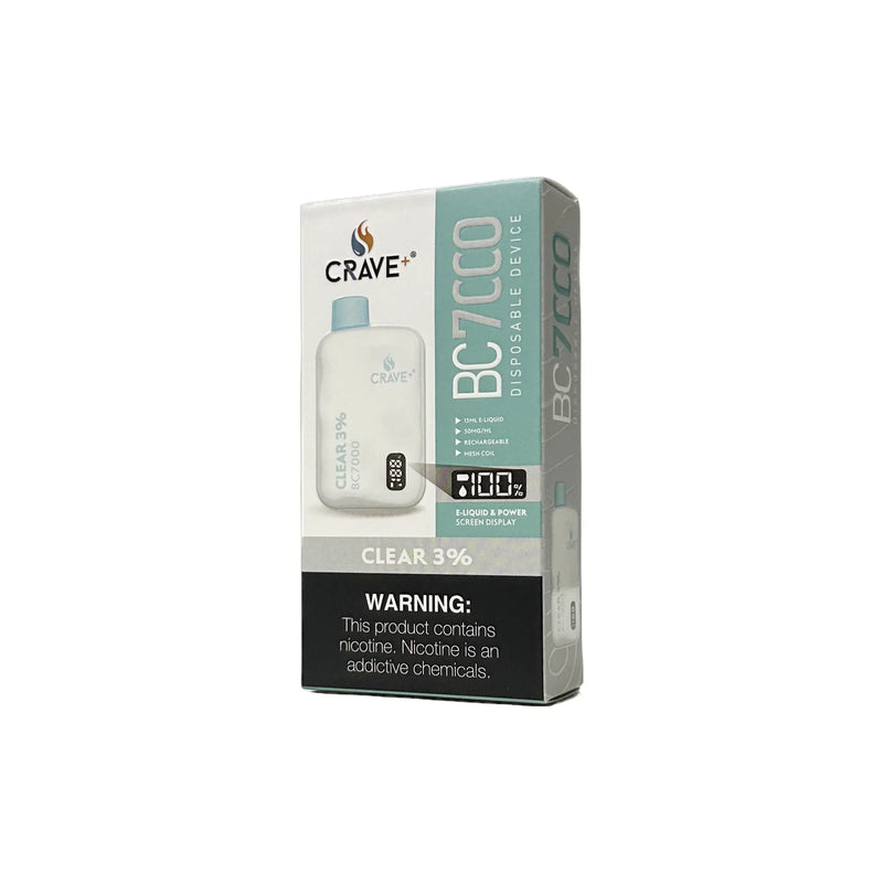Crave BC7000 Puffs - VSZN, Crave BC7000 Crave clear 3%