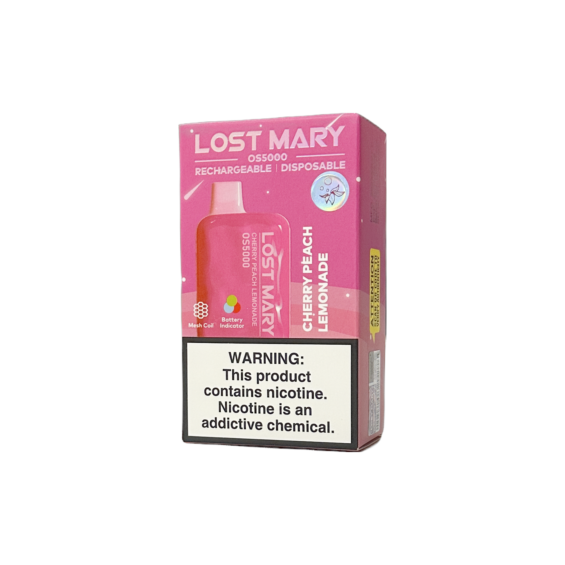 Lost Mary OS500 Cherry Peach Lemonade