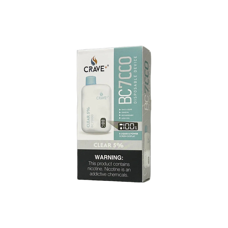 Crave BC7000 Puffs - VSZN, Crave BC7000 Crave clear 5%