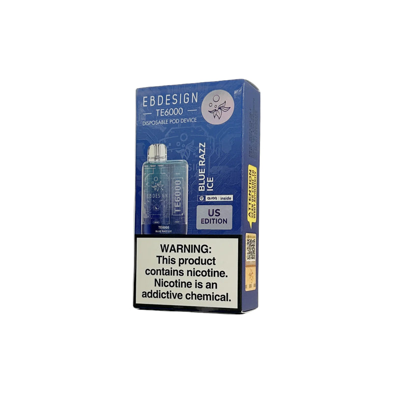 vapeszn, vapes szn, vapes, elf vape, eb design vape, eb design te6000, eb design disposable vapes, eb design 6000 puffs, eb design te 6000 blue razz ice, buy eb design vape, eb design blue razz ice vape.