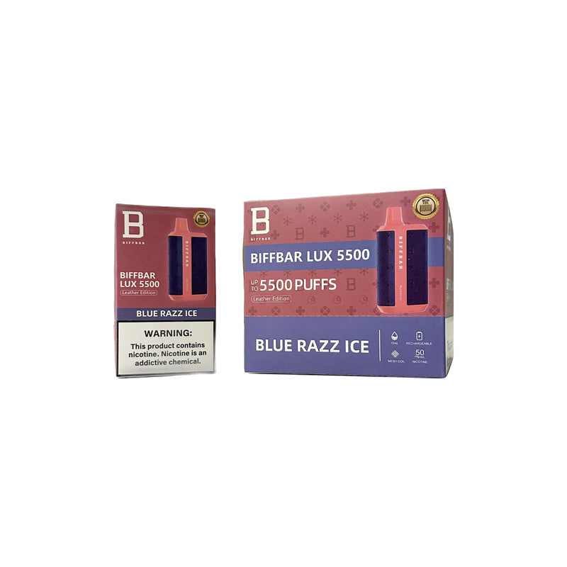 Biff Bar Lux 5500 Blue Razz Ice
