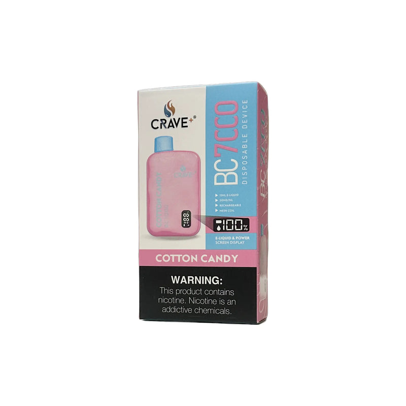 Crave BC7000 Puffs - VSZN, Crave BC7000 Crave cotton candy