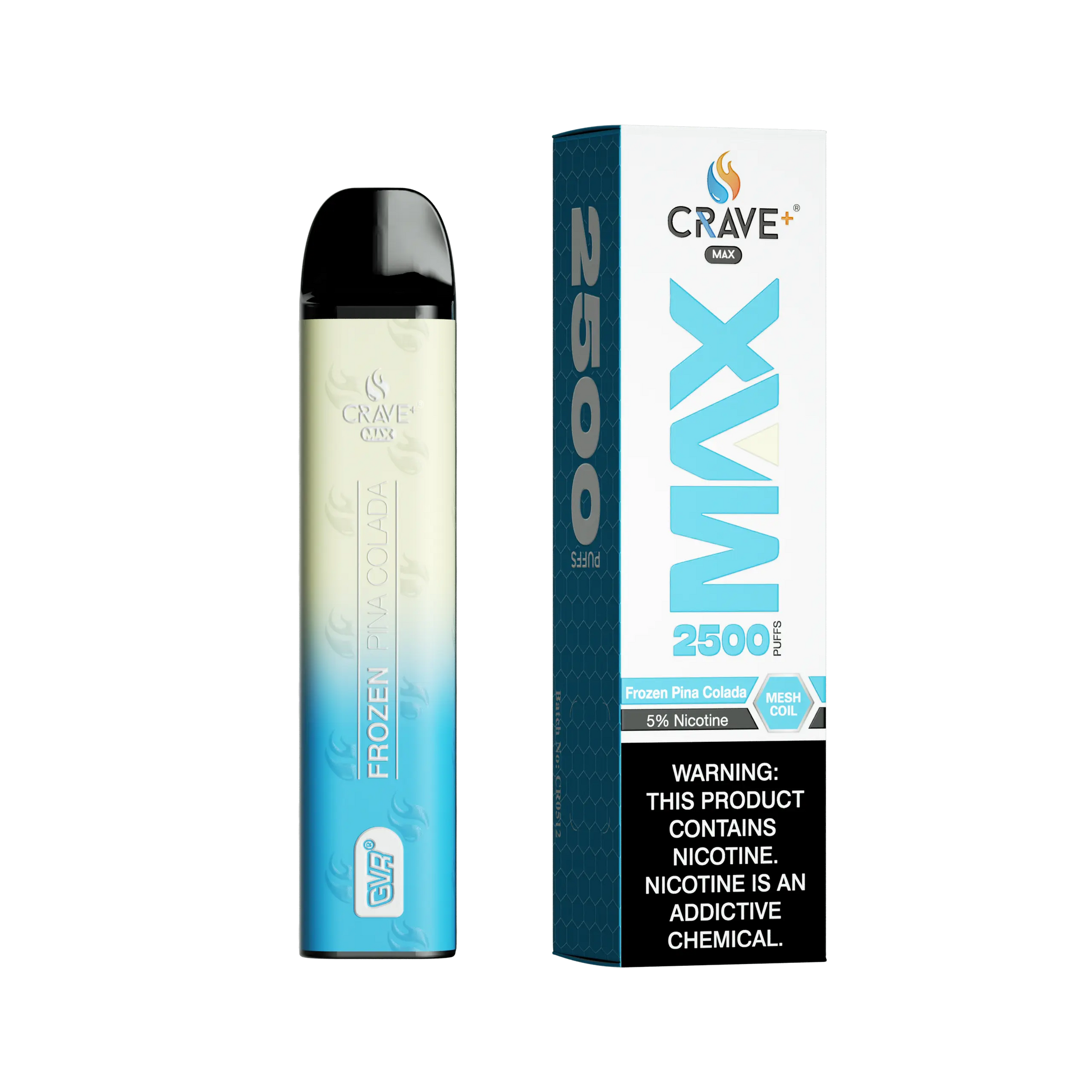 Crave Max Vape - 2500 Puffs Mesh Coil Crave