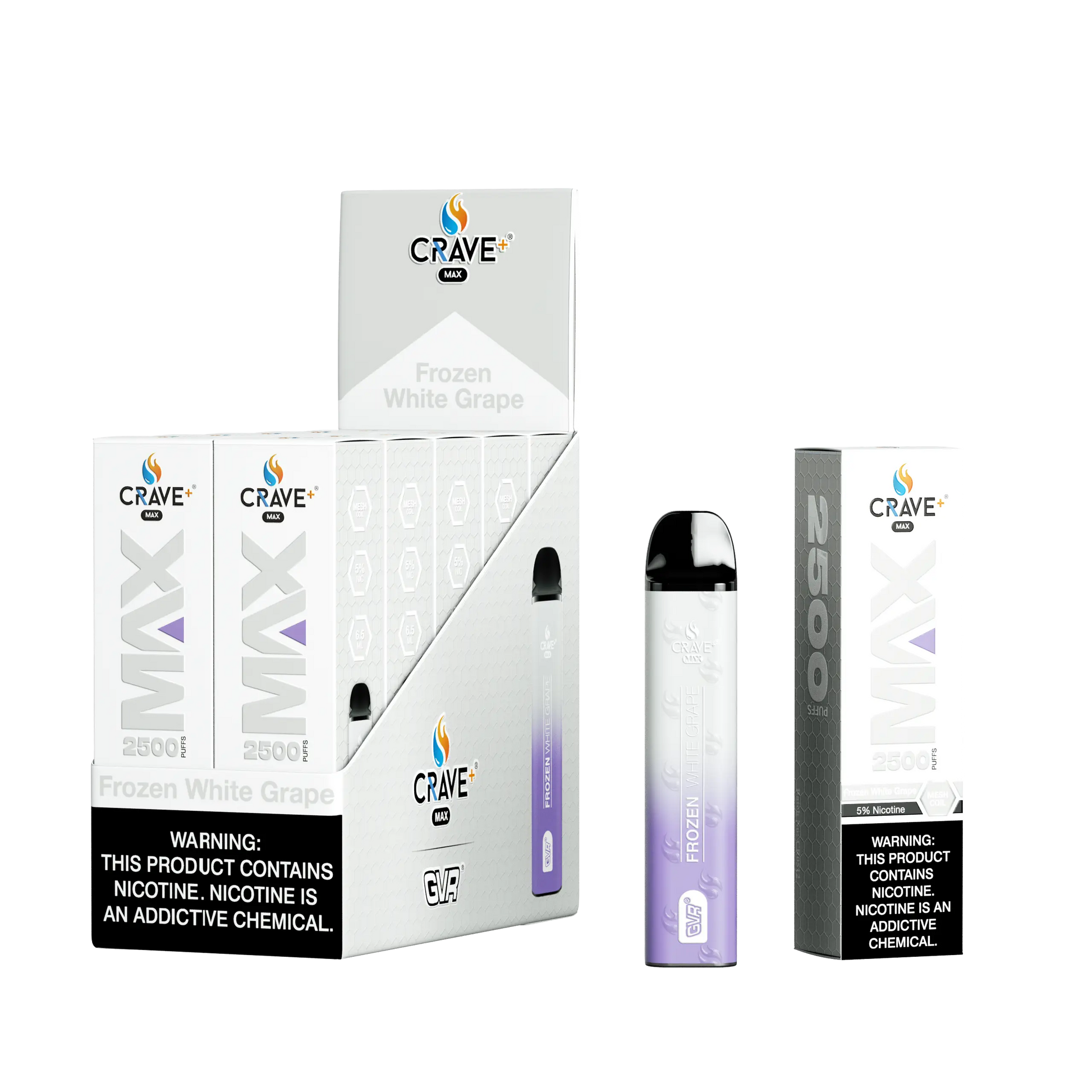 Crave Max Vape - 2500 Puffs Mesh Coil (BOX DEAL) Crave