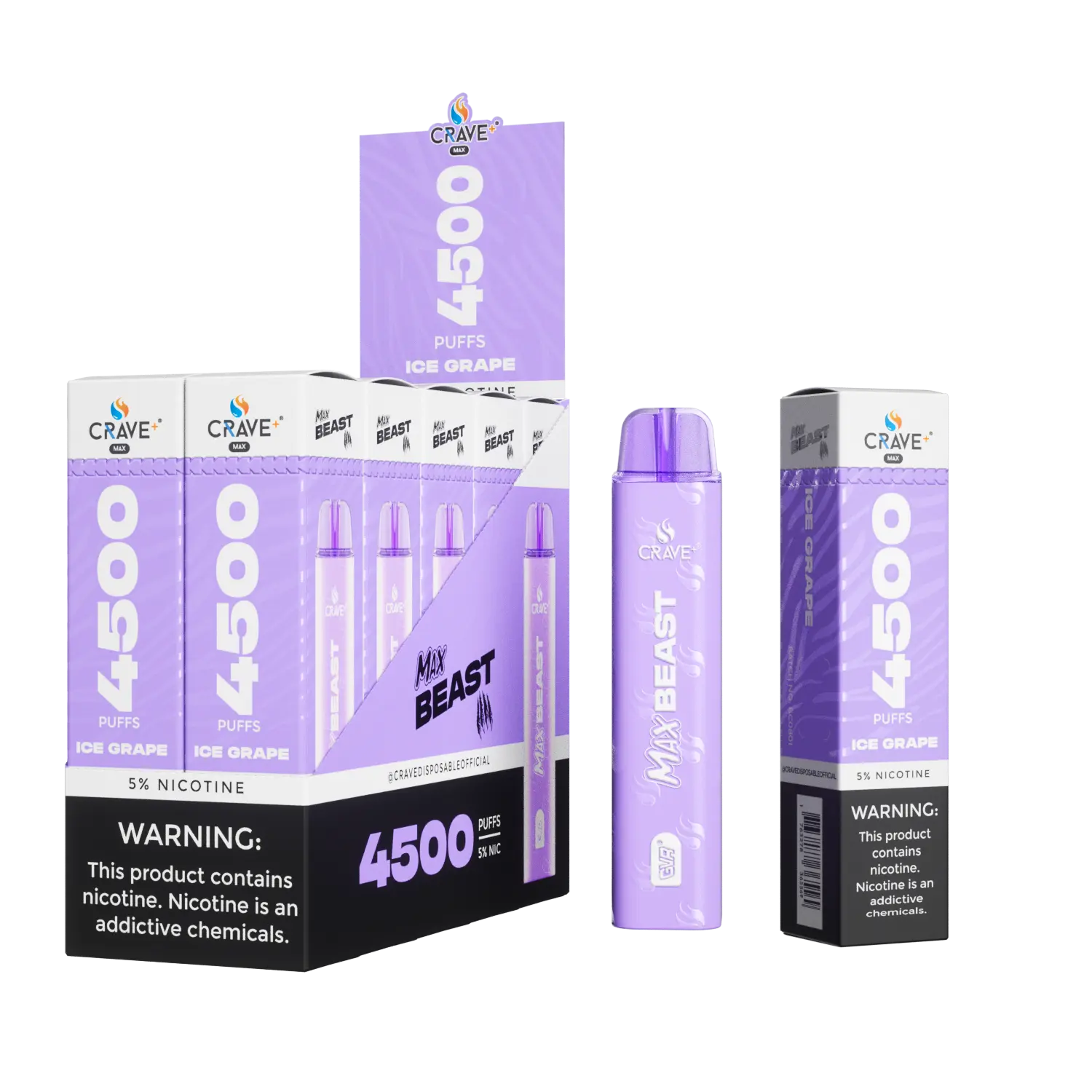 Crave Max Beast 4500 Puffs (BOX DEAL) - VSZN