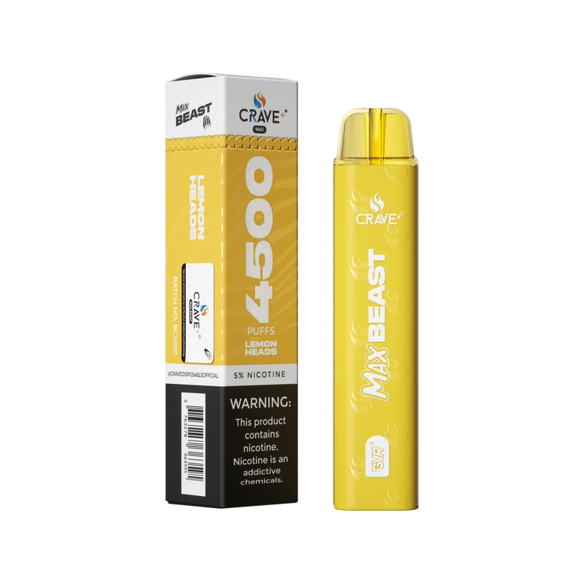 Crave Max Beast 4500 Crave, Crave Max Beast lemon heads