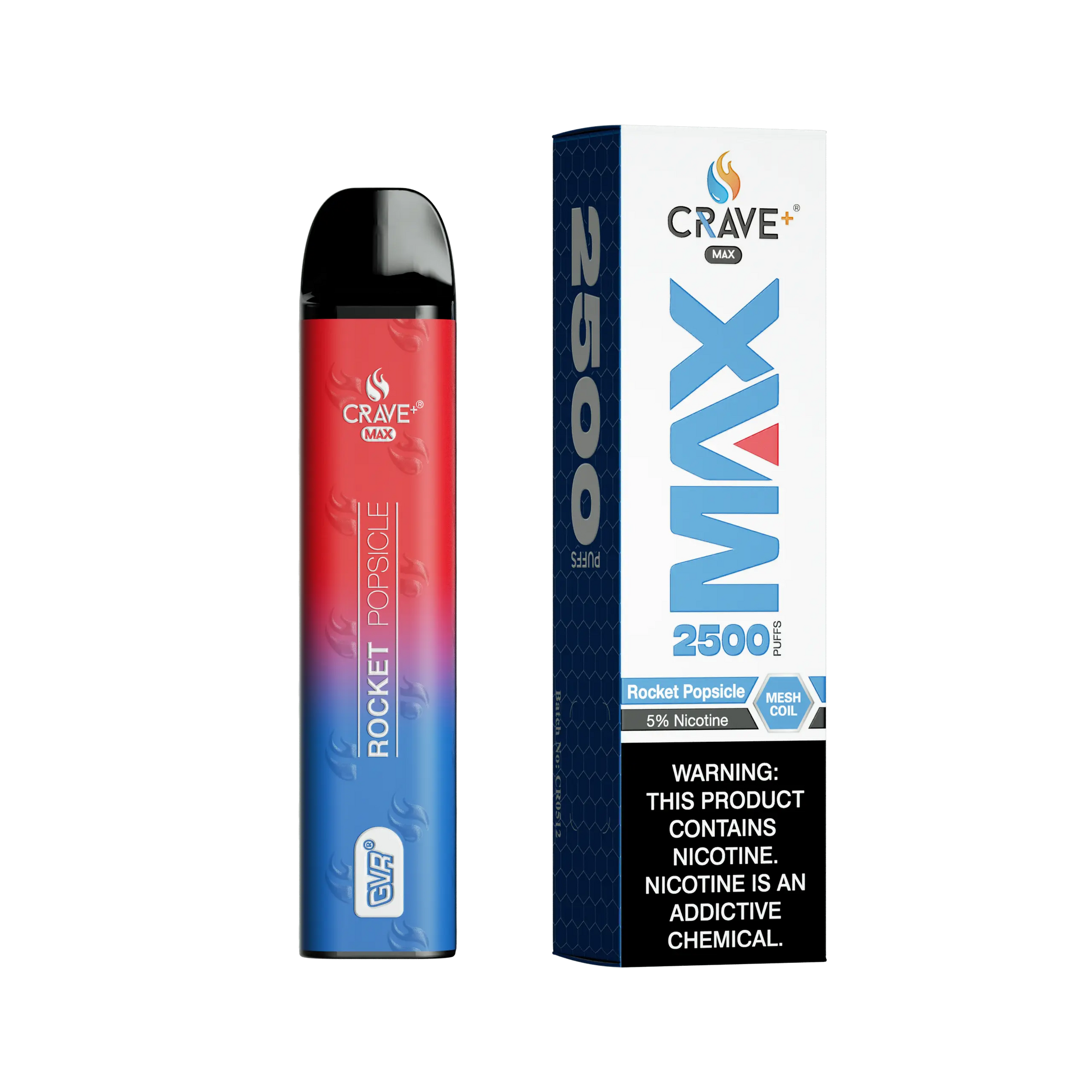 Crave Max Vape - 2500 Puffs Mesh Coil Crave